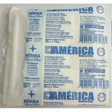 COMPRESSA DE GAZE ESTERIL HERIKA C/10 AMERICA